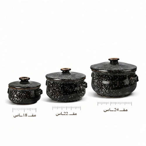 Kazaf 18 - Piece Clay Cookware Set – Black - Kazaf Store